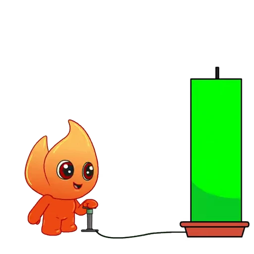 👆 Стикер «Fire» для Telegram