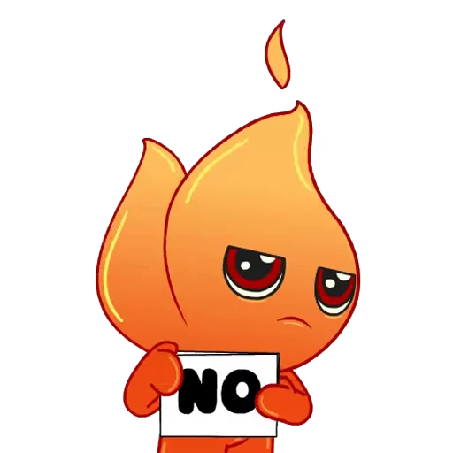 🙅‍♂ Стикер «Fire» для Telegram