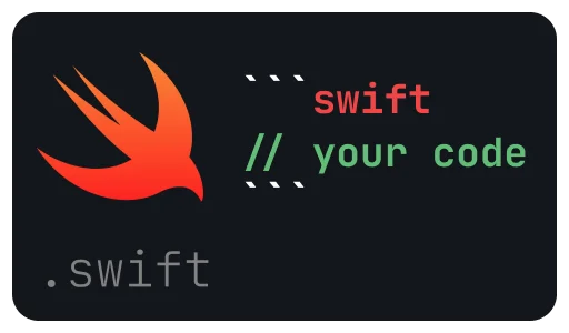 ⌨️ Стикер «How to write code snippets» для Telegram
