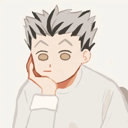 😐 Стикер «Haikyuu!! 1» для Telegram