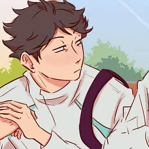 😕 Стикер «Haikyuu!! 1» для Telegram