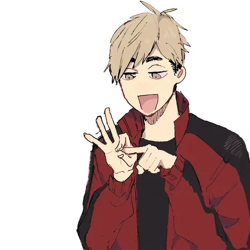 🍆 Стикер «Haikyuu!! 1» для Telegram