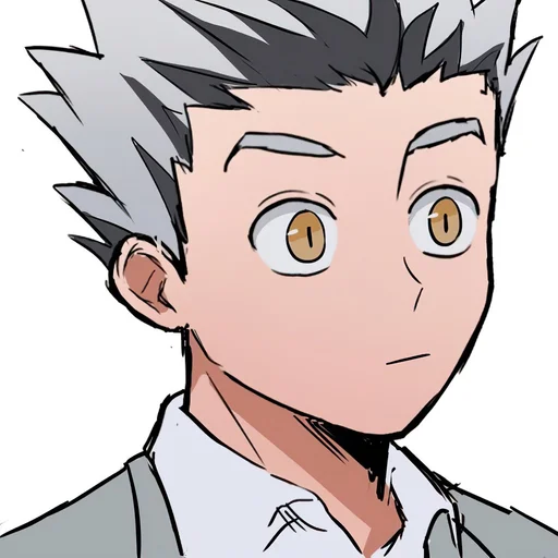 😐 Стикер «Haikyuu!! 1» для Telegram