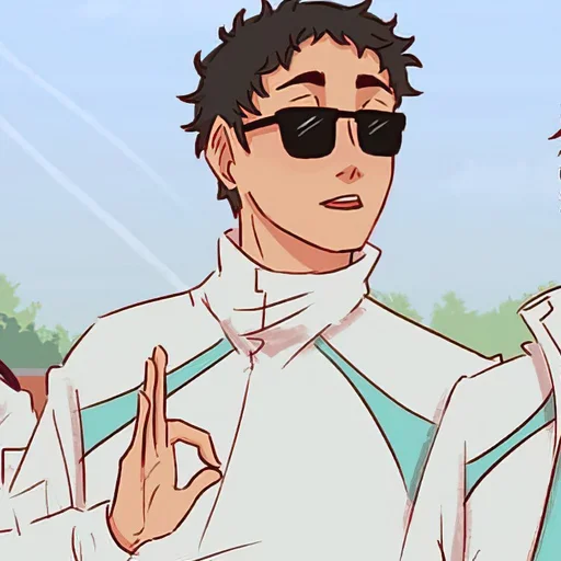 👌 Стикер «Haikyuu!! 1» для Telegram