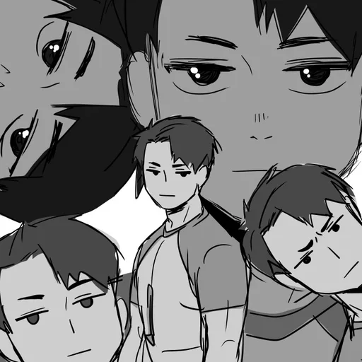 😐 Стикер «Haikyuu!! 1» для Telegram