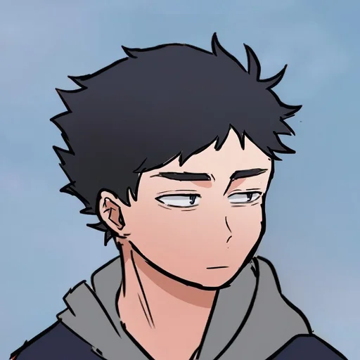😐 Стикер «Haikyuu!! 1» для Telegram