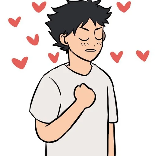 ❤️ Стикер «Haikyuu!! 1» для Telegram