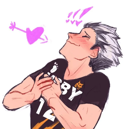 ❤️ Стикер «Haikyuu!! 1» для Telegram