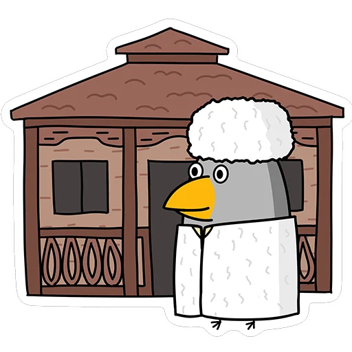 🏠 Стикер «HSE Abkhazia» для Telegram