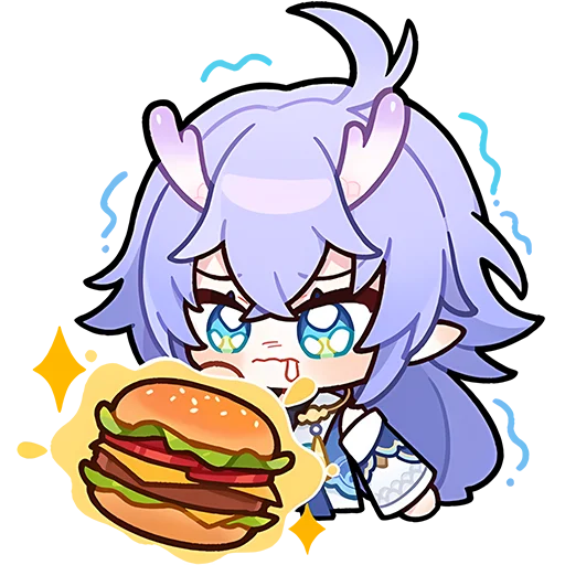 🍔 Стикер «HSR Set» для Telegram