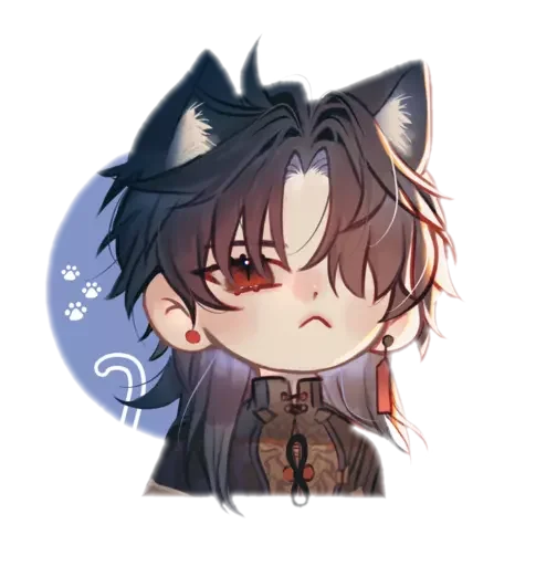 🐱 Стикер «Blade - Honkai Star Rail» для Telegram