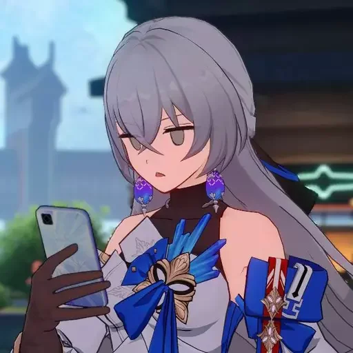 😦 Стикер «Bronya - Honkai Star Rail» для Telegram