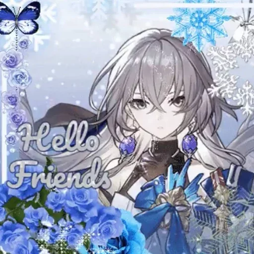 🌹 Стикер «Bronya - Honkai Star Rail» для Telegram