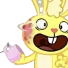 🐰 Эмодзи «Happy Tree Friends» для Telegram