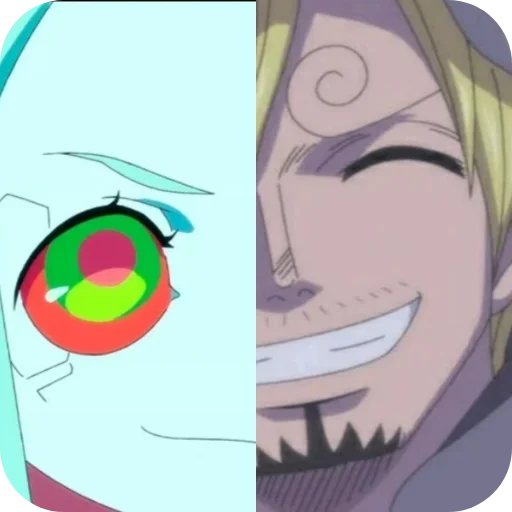😁 Стикер «Rebecca or Sanji» для Telegram