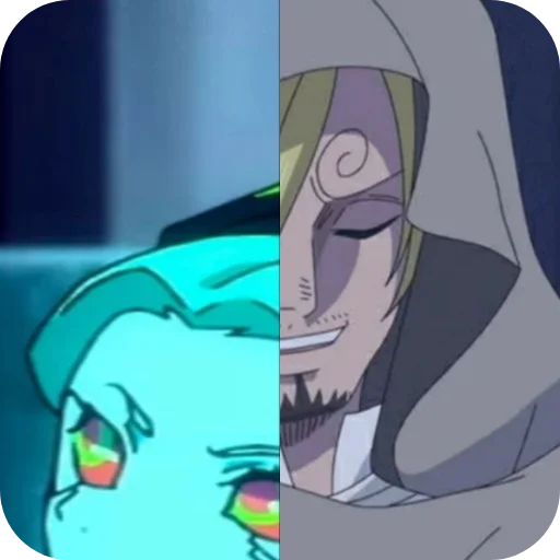 😊 Стикер «Rebecca or Sanji» для Telegram