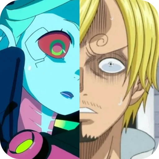😰 Стикер «Rebecca or Sanji» для Telegram