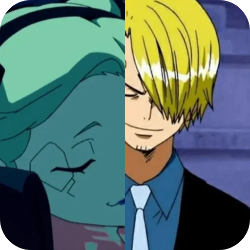 😏 Стикер «Rebecca or Sanji» для Telegram