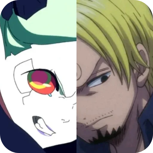 😤 Стикер «Rebecca or Sanji» для Telegram