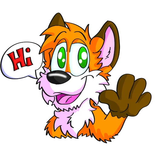 Стикерпак Hukfox для Telegram — скачать