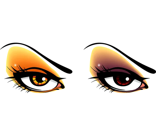 Стикерпак Eyes для Telegram — скачать