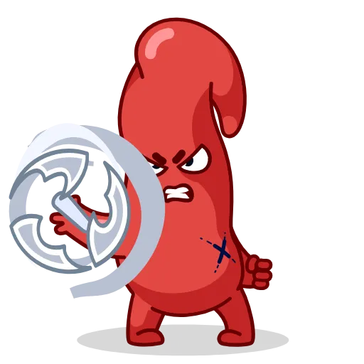 😡 Эмодзи «Human Organs» для Telegram