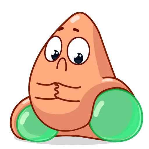 ☹ Эмодзи «Human Organs» для Telegram