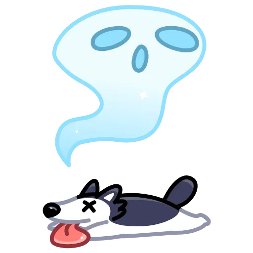 😵 Стикер «Siberian Husky» для Telegram