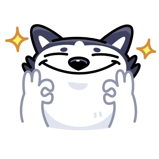 👌 Стикер «Siberian Husky» для Telegram