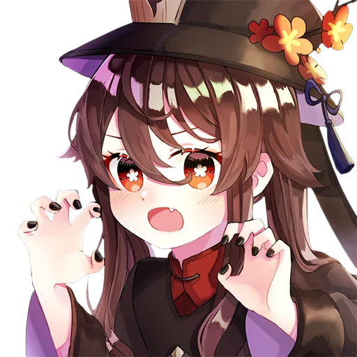 Стикерпак hu tao waifu для Telegram — скачать