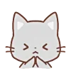😖 Эмодзи «Huwa Cat ੭» для Telegram