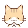 ☺ Эмодзи «Huwa Cat ੭» для Telegram