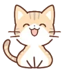 😁 Эмодзи «Huwa Cat ੭» для Telegram