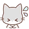 😖 Эмодзи «Huwa Cat ੭» для Telegram