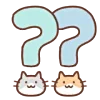 ❓ Эмодзи «Huwa Cat ੭» для Telegram