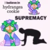 🦋 Эмодзи «Hydrangea Cookie» для Telegram