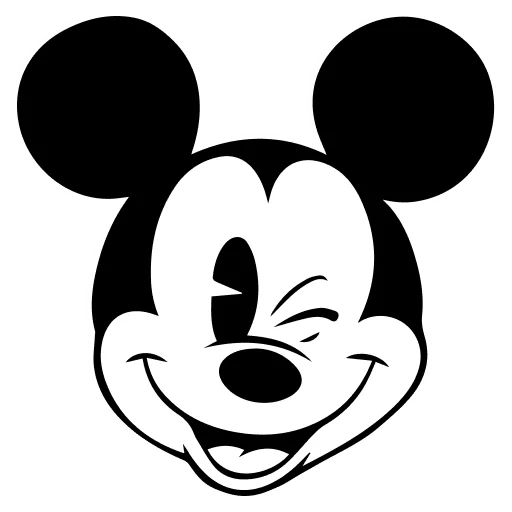 🤍 Стикер «Mickey Mouse» для Telegram