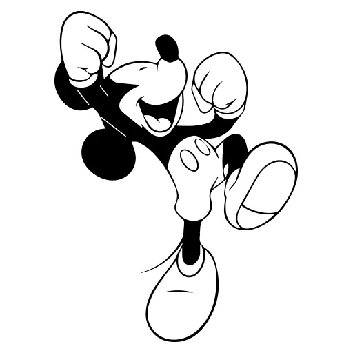 🤍 Стикер «Mickey Mouse» для Telegram