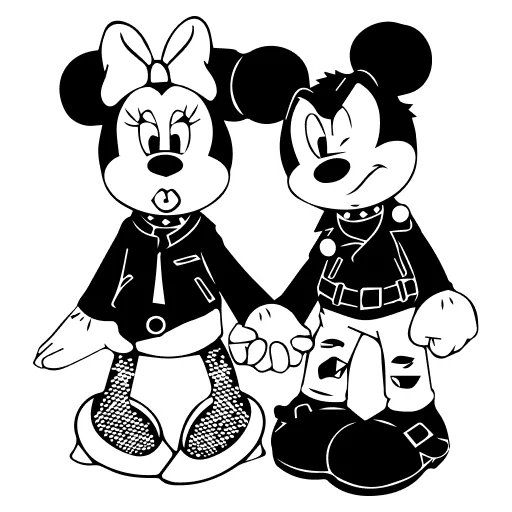 🤍 Стикер «Mickey Mouse» для Telegram