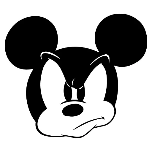🤍 Стикер «Mickey Mouse» для Telegram