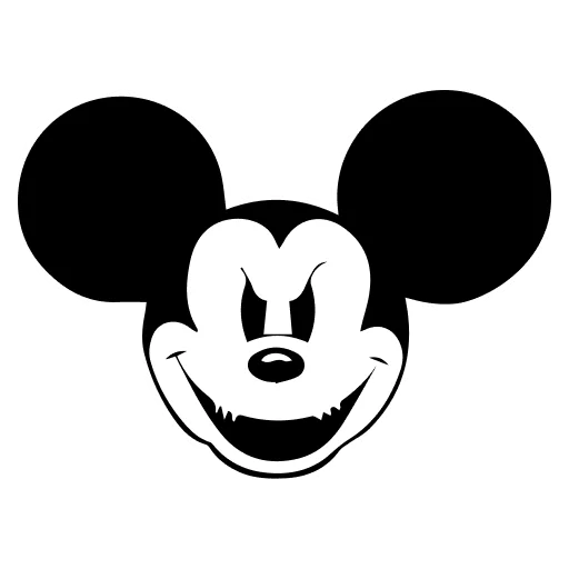 🤍 Стикер «Mickey Mouse» для Telegram