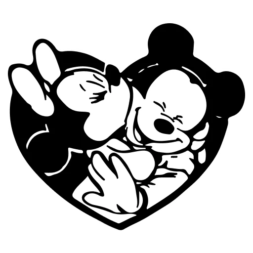 🤍 Стикер «Mickey Mouse» для Telegram