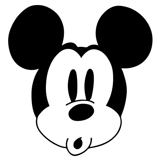 🤍 Стикер «Mickey Mouse» для Telegram