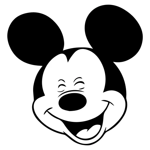 🤍 Стикер «Mickey Mouse» для Telegram