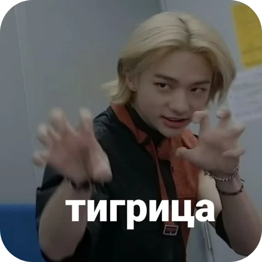 😏 Стикер «Хван Хенджин» для Telegram