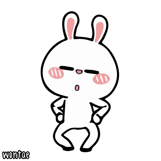🐰 Стикер «HyperRabbit» для Telegram