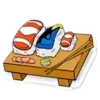 Эмодзи I Love Sushi для Telegram — скачать