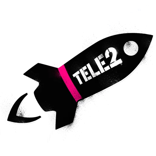 🚀 Стикер «I love Tele2» для Telegram