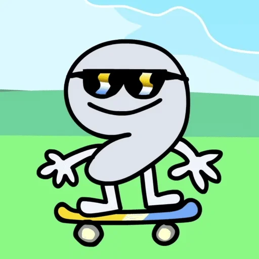Стикерпак Nine для Telegram — скачать