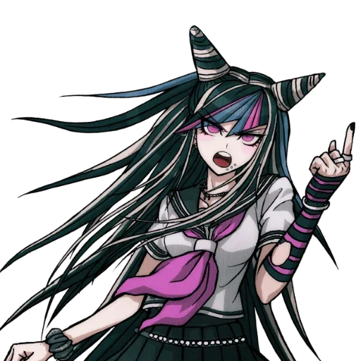 😠 Стикер «Ибуки Миода Danganronpa» для Telegram